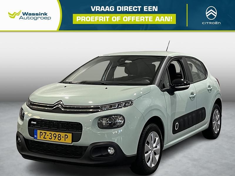 Groen Occasion 2017 Citroën C3 Feel Hatchback | € 8.340 (Eerlijke prijs) - Afbeelding 1/4