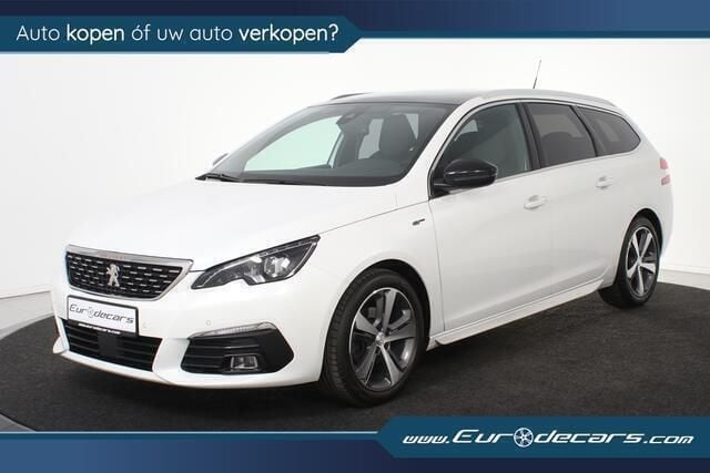 Wit Gebruikt 2020 Peugeot 308 GT-line Stationwagen | € 15.400 (Eerlijke prijs) - Afbeelding 1/4