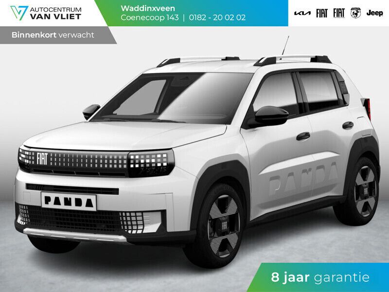 Wit Nieuw 2025 Fiat Panda La Prima Hatchback | € 29.694 (Eerlijke prijs) - Afbeelding 1/4