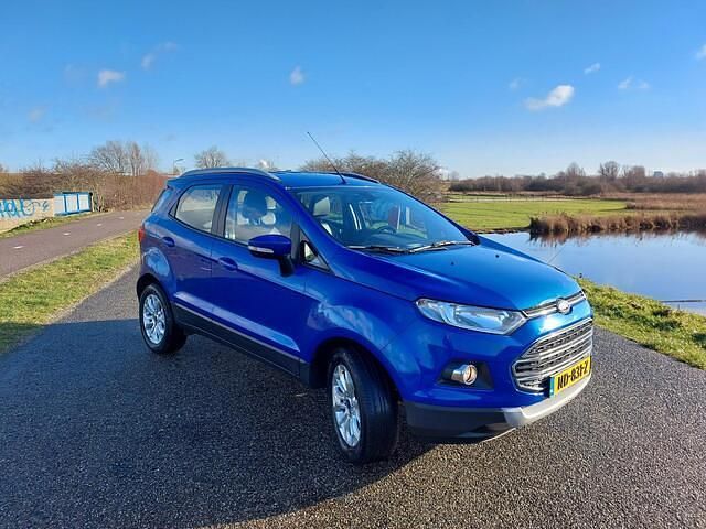 Occasion Ford Ecosport Titanium 125 PK (91 kW) 2017 Blauw (metallic) SUV