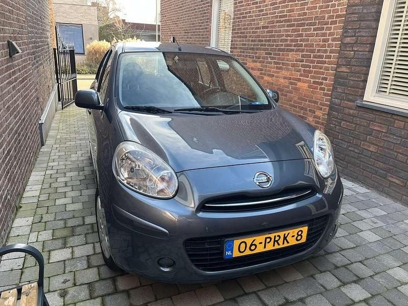Grijs Occasion 2011 Nissan Micra Acenta Hatchback | € 4.950 (Eerlijke prijs) - Afbeelding 1/4