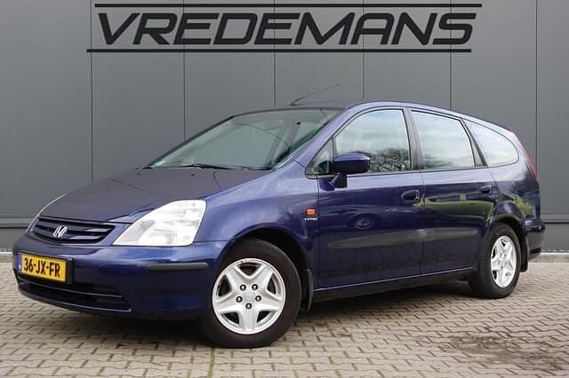 Blauw (metallic) Gebruikt 2002 Honda Stream ES MPV | € 1.450 - Afbeelding 1/4