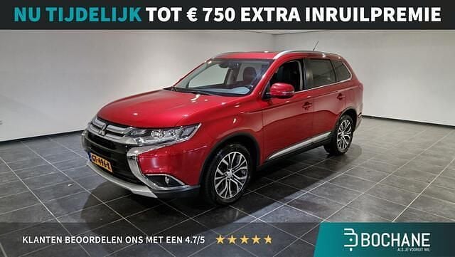Rood Gebruikt 2015 Mitsubishi Outlander Instyle SUV | € 19.945 (Eerlijke prijs) - Afbeelding 1/4
