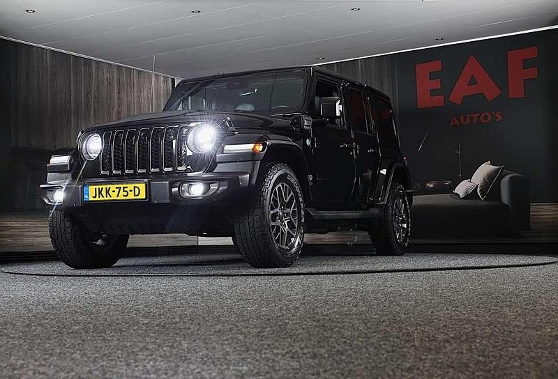 Occasion Jeep Wrangler Unlimited 80th Anniversary 272 PK (200 kW) 2021 Zwart SUV