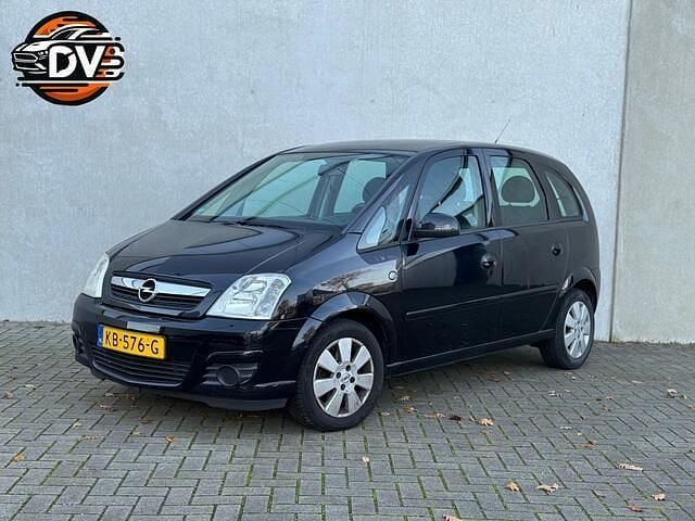 Zwart Gebruikt 2010 Opel Meriva Cosmo MPV | € 2.945 (Super prijs) - Afbeelding 1/4