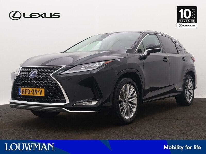 Zwart Gebruikt 2021 Lexus RX450h President Line SUV | € 56.445 (Eerlijke prijs) - Afbeelding 1/3