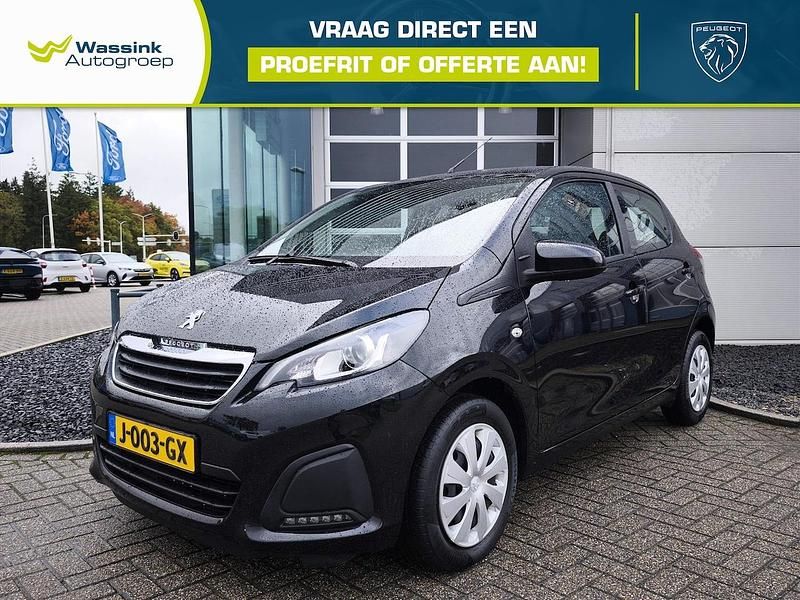 Zwart Gebruikt 2020 Peugeot 108 Active Hatchback | € 9.240 (Eerlijke prijs) - Afbeelding 1/4