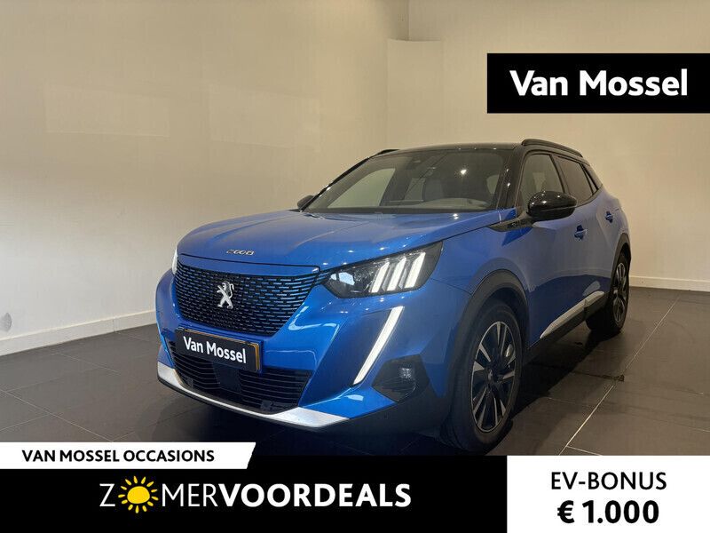 Blauw Gebruikt 2020 Peugeot e-2008 GTi SUV | € 17.235 (Eerlijke prijs) - Afbeelding 1/4