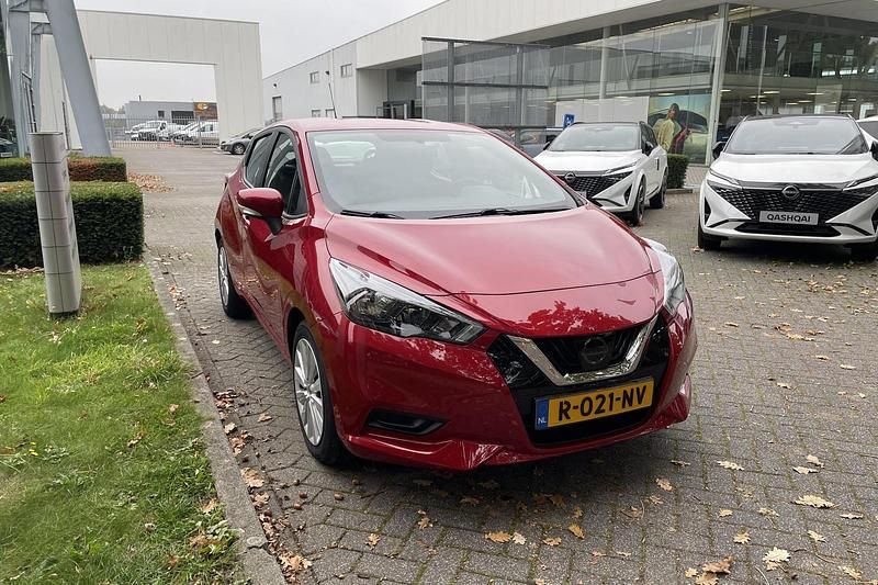 Occasion Nissan Micra Acenta 93 PK (68 kW) 2022 Rood Hatchback