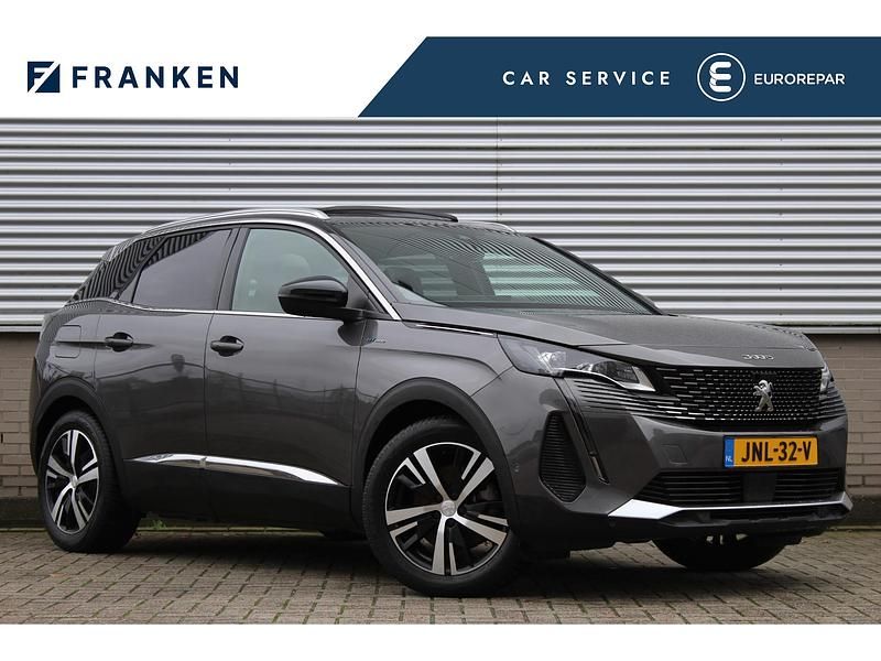 Grijs Gebruikt 2022 Peugeot 3008 GT SUV | € 25.950 (Eerlijke prijs) - Afbeelding 1/4
