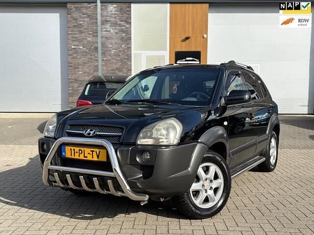 Zwart Gebruikt 2004 Hyundai Tucson Style SUV | € 3.450 (Eerlijke prijs) - Afbeelding 1/4