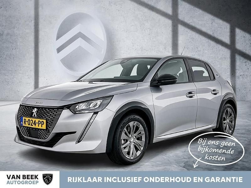 Grijs Gebruikt 2022 Peugeot e-208 Allure Hatchback | € 17.890 (Eerlijke prijs) - Afbeelding 1/4