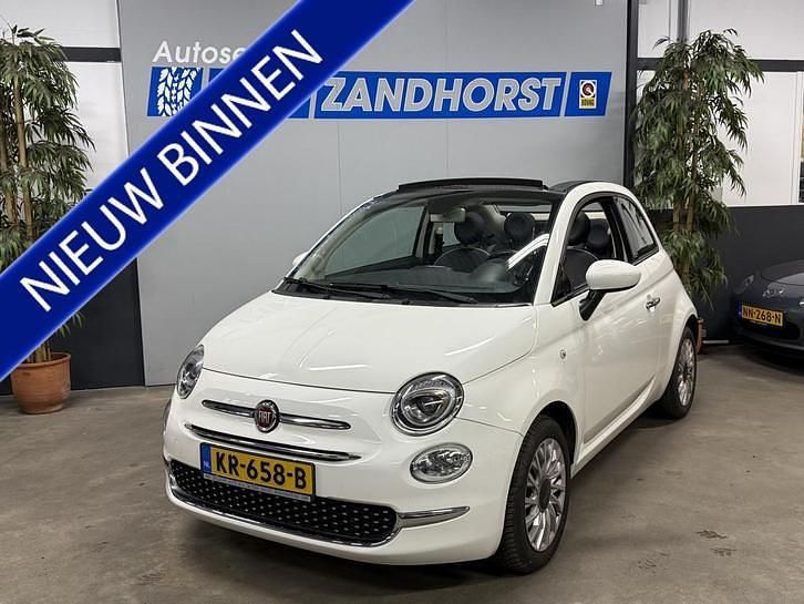 Wit Gebruikt 2016 Fiat 500C Lounge Cabriolet | € 8.995 (Eerlijke prijs) - Afbeelding 1/4