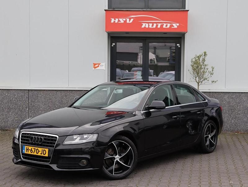 Zwart Gebruikt 2008 Audi A4 Business Sedan | € 3.999 (Goede deal) - Afbeelding 1/3