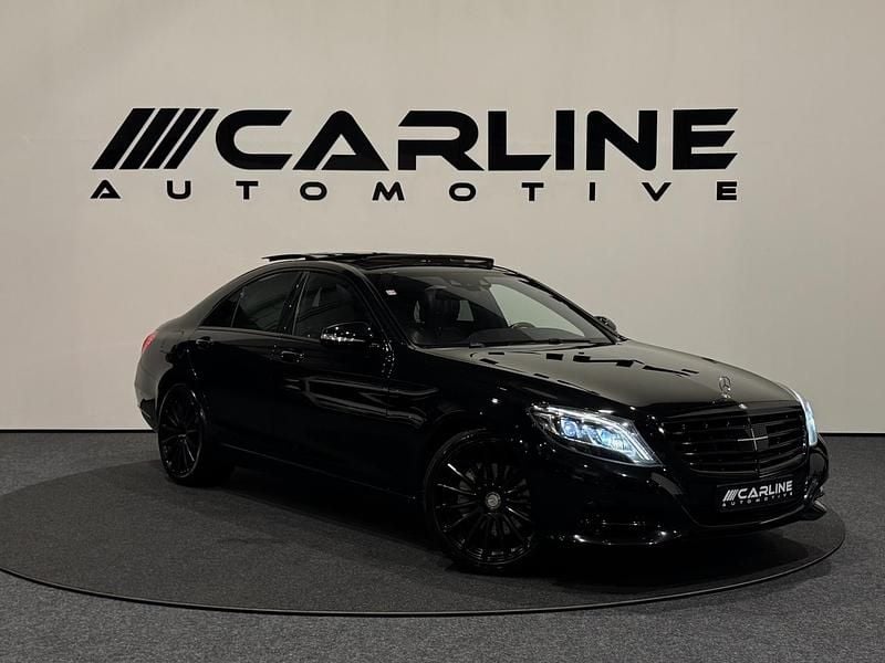 Zwart Gebruikt 2014 Mercedes S350 Prestige Sedan | € 21.950 (Eerlijke prijs) - Afbeelding 1/4