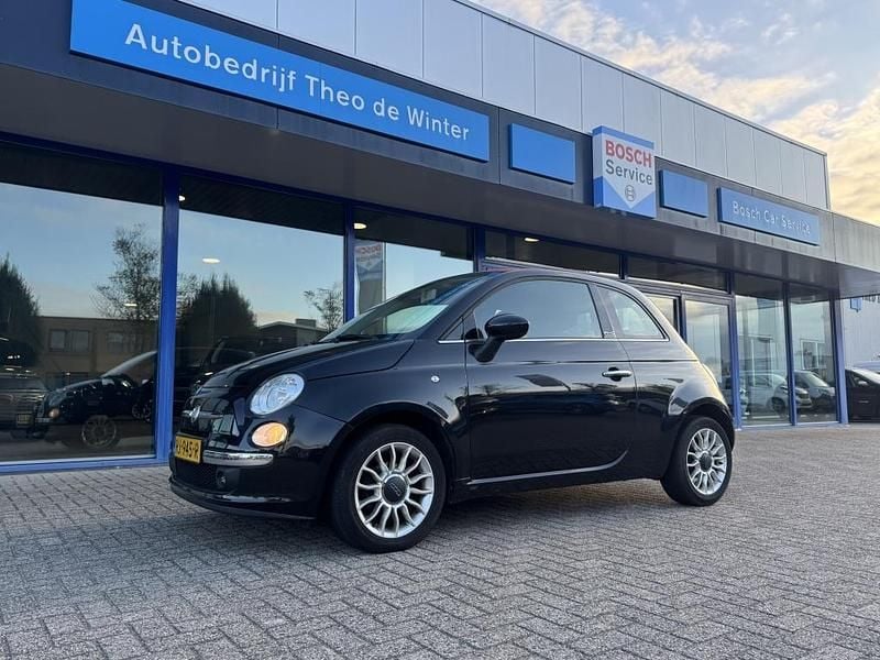 Zwart Gebruikt 2012 Fiat 500C Pop Cabriolet | € 5.945 (Eerlijke prijs) - Afbeelding 1/4