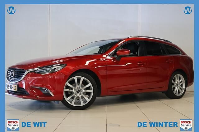 Rood Gebruikt 2017 Mazda 6 Stationwagen | € 17.950 (Iets duurder) - Afbeelding 1/4