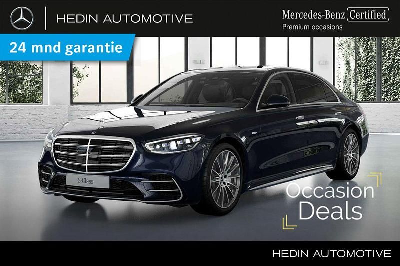 Blauw Gebruikt 2025 Mercedes S450 AMG line Sedan | € 149.900 - Afbeelding 1/3