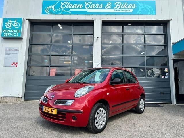 Rood Gebruikt 2008 Nissan Micra Hatchback | € 3.450 (Iets duurder) - Afbeelding 1/4