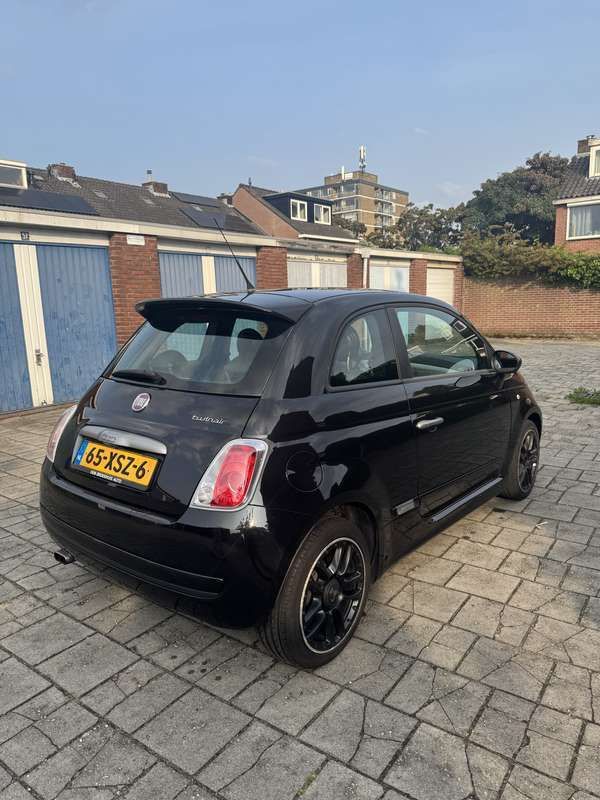 Zwart Gebruikt 2012 Fiat 500 Hatchback | € 5.950 (Iets duurder) - Afbeelding 1/4