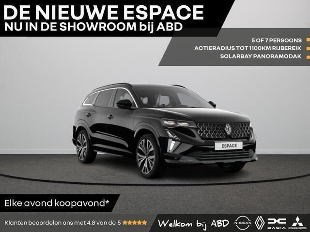 Zwart Nieuw 2025 Renault Espace Iconic MPV | € 56.138 (Iets duurder) - Afbeelding 1/4