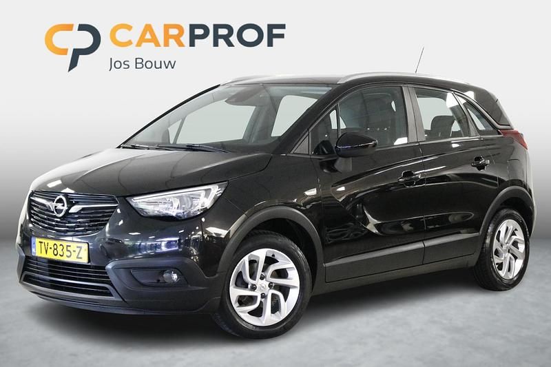 Zwart Gebruikt 2018 Opel Crossland X Innovation SUV | € 12.145 (Eerlijke prijs) - Afbeelding 1/4