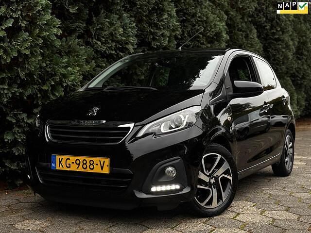 Zwart Gebruikt 2016 Peugeot 108 Active Hatchback | € 7.250 (Eerlijke prijs) - Afbeelding 1/4