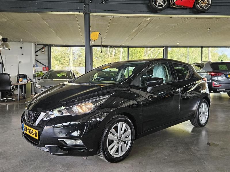 Zwart Occasion 2019 Nissan Micra N-Connecta Hatchback | € 11.995 (Eerlijke prijs) - Afbeelding 1/4