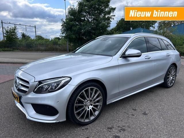 Grijs Gebruikt 2015 Mercedes C350 AMG Stationwagen | € 16.750 (Eerlijke prijs) - Afbeelding 1/4