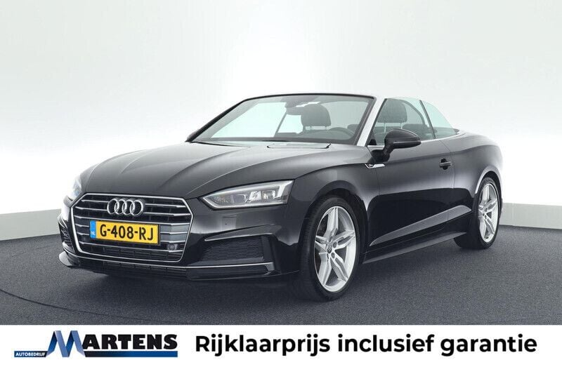 Zwart Gebruikt 2017 Audi A5 Cabriolet S-Line Cabriolet | € 29.949 (Eerlijke prijs) - Afbeelding 1/4