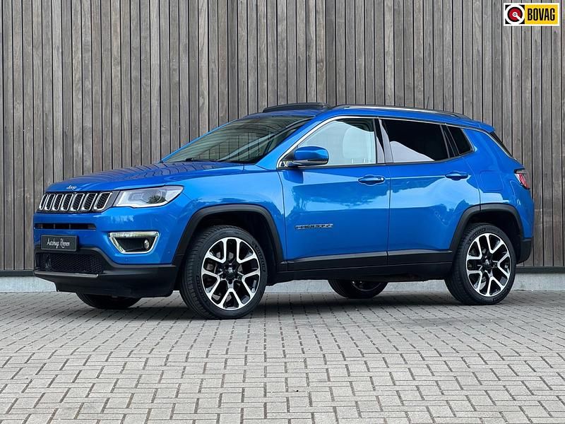 Blauw Gebruikt 2021 Jeep Compass Limited SUV | € 21.900 (Super prijs) - Afbeelding 1/4