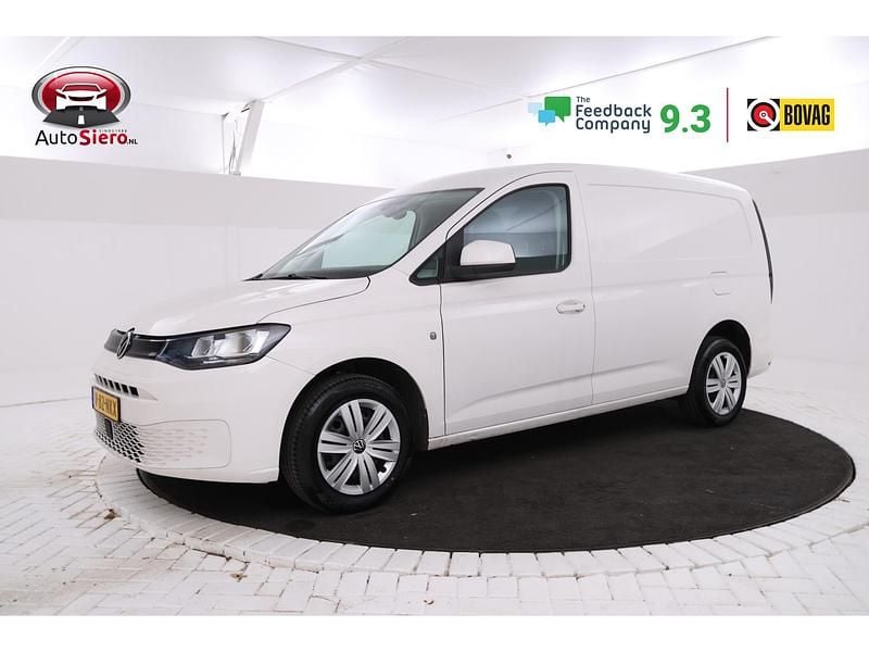 Wit Gebruikt 2021 VW Caddy Comfortline MPV | € 18.995 - Afbeelding 1/4