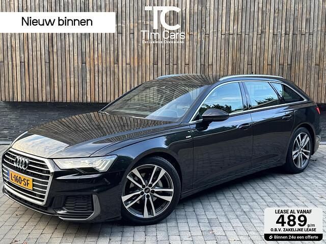 Grijs Occasion 2021 Audi A6 S-Line Stationwagen | € 32.450 (Super prijs) - Afbeelding 1/4
