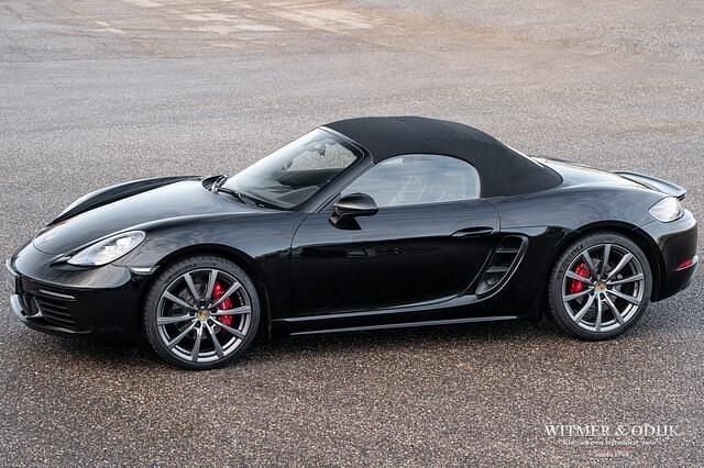 Zwart Gebruikt 2017 Porsche 718 Boxster S Cabriolet | € 59.950 - Afbeelding 1/4