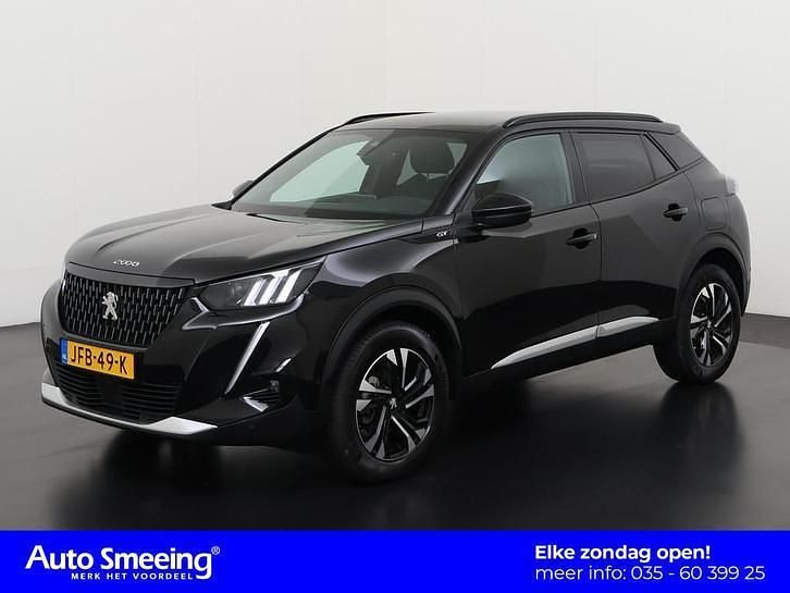 Zwart Gebruikt 2021 Peugeot 2008 GT SUV | € 19.895 (Eerlijke prijs) - Afbeelding 1/4