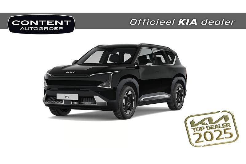 Fusion black (zwart metallic) Nieuw 2025 Kia EV5 2 SUV | € 41.740 - Afbeelding 1/4