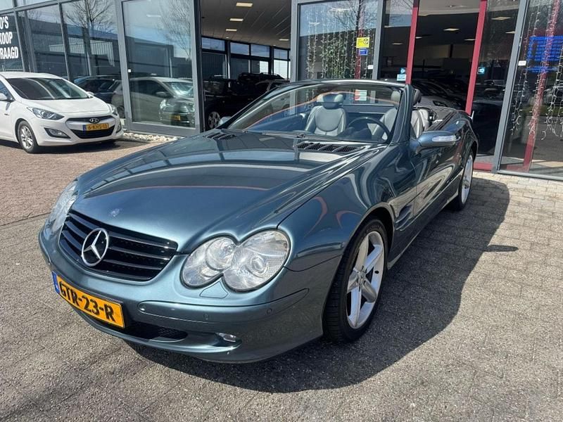 Blauw (metallic) Gebruikt 2007 Mercedes 350 Cabriolet | € 19.950 (Super prijs) - Afbeelding 1/4