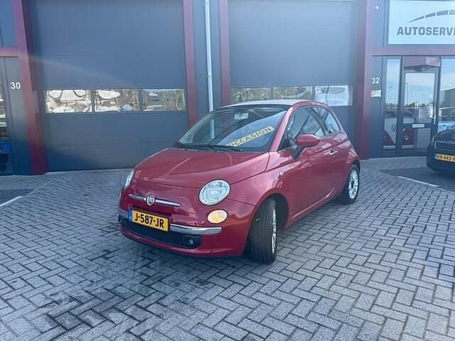 Rood Gebruikt 2010 Fiat 500C Lounge Cabriolet | € 5.500 (Eerlijke prijs) - Afbeelding 1/4