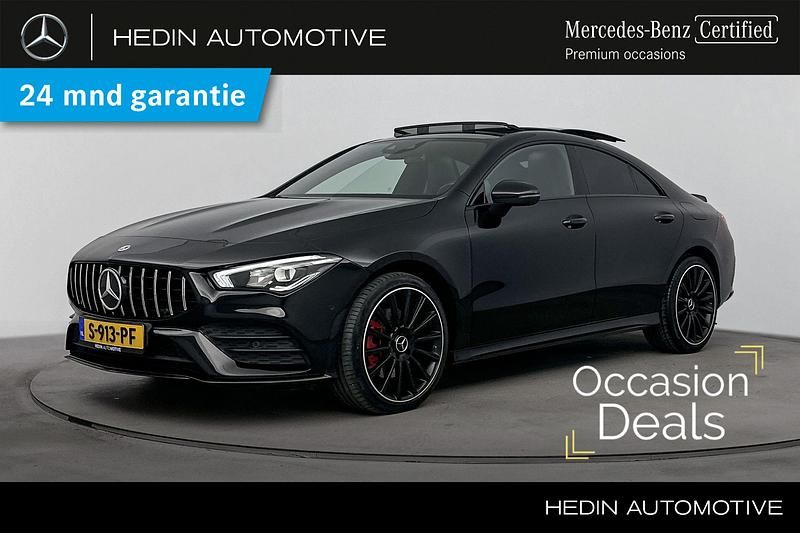 Occasion Mercedes CLA250e AMG line 2023 Zwart Sedan