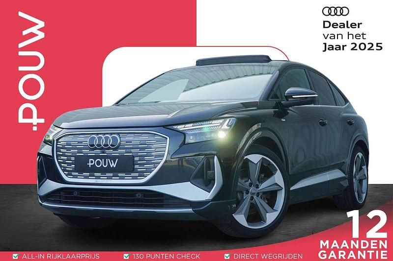 Zwart, metallic lak Gebruikt 2021 Audi Q4 Sportback e-tron Comfort SUV | € 43.850 (Eerlijke prijs) - Afbeelding 1/4