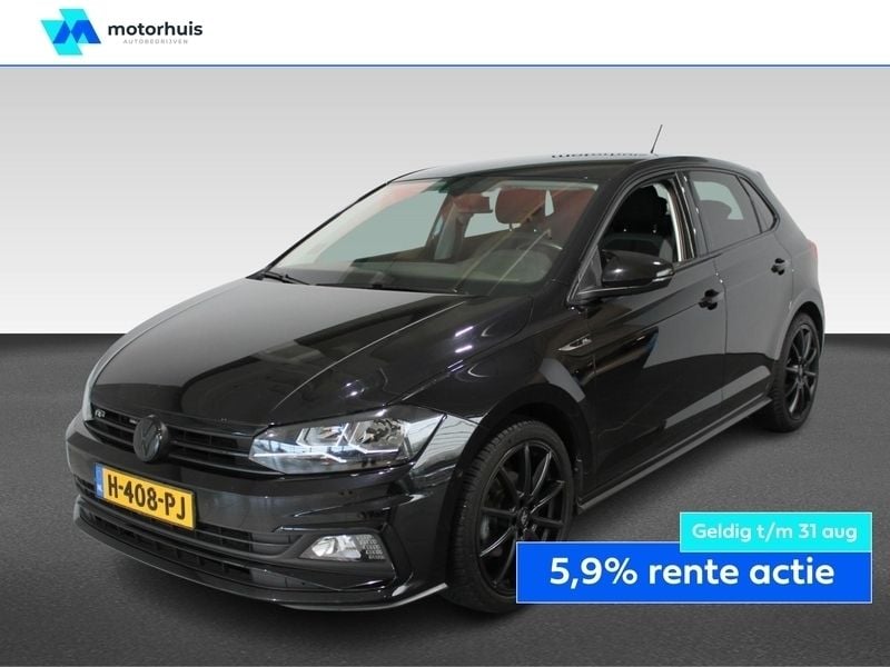 Zwart Gebruikt 2020 VW Polo R-line Hatchback | € 18.940 (Eerlijke prijs) - Afbeelding 1/4