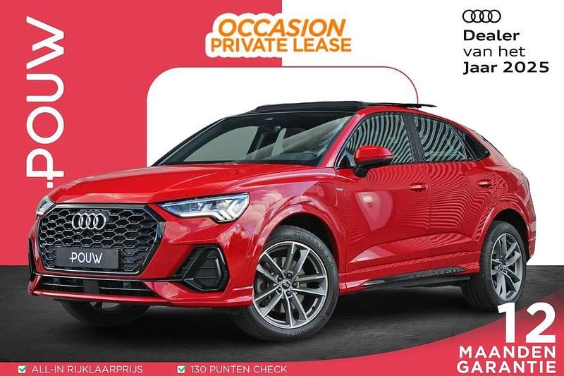 Rood Gebruikt 2022 Audi Q3 Sportback Design SUV | € 46.500 (Iets duurder) - Afbeelding 1/3
