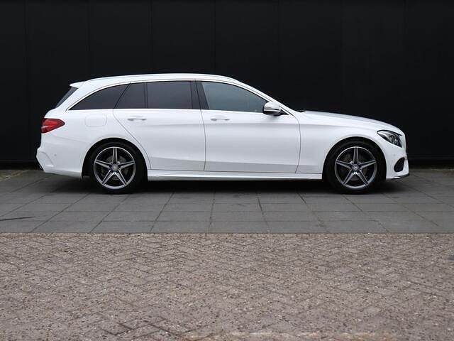 Occasion Mercedes C200 AMG line 184 PK (135 kW) 2015 Wit Stationwagen