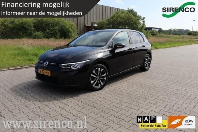 Zwart Gebruikt 2021 VW Golf VIII United Hatchback | € 18.996 (Goede deal) - Afbeelding 1/4