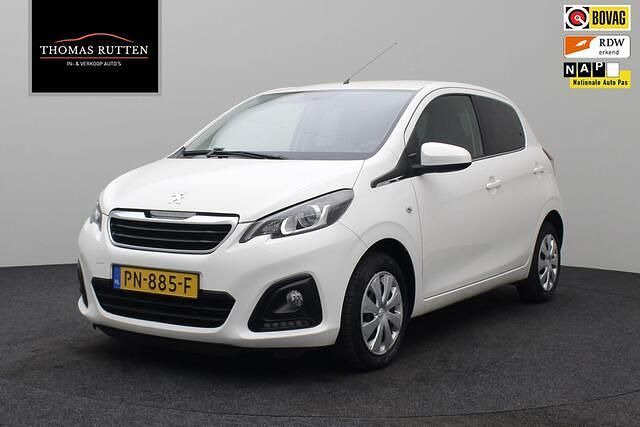Wit Gebruikt 2017 Peugeot 108 Active Hatchback | € 5.750 (Goede deal) - Afbeelding 1/4