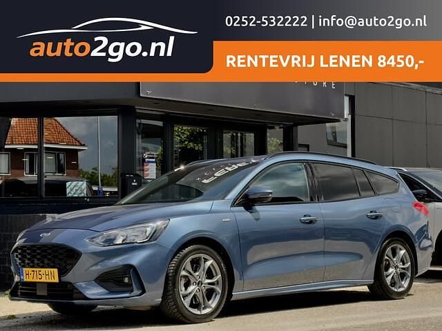 Blauw Occasion 2020 Ford Focus ST-Line Stationwagen | € 16.900 (Eerlijke prijs) - Afbeelding 1/4