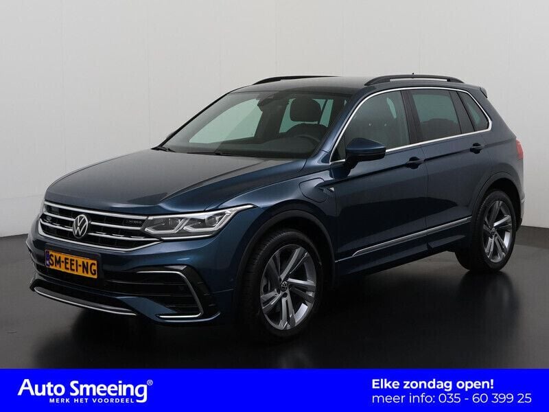 Blauw Gebruikt 2022 VW Tiguan R-line SUV | € 34.895 (Super prijs) - Afbeelding 1/4