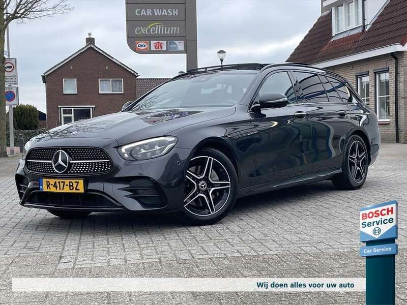 Grijs, metallic lak Gebruikt 2022 Mercedes E200 AMG line Stationwagen | € 39.950 (Eerlijke prijs) - Afbeelding 1/4