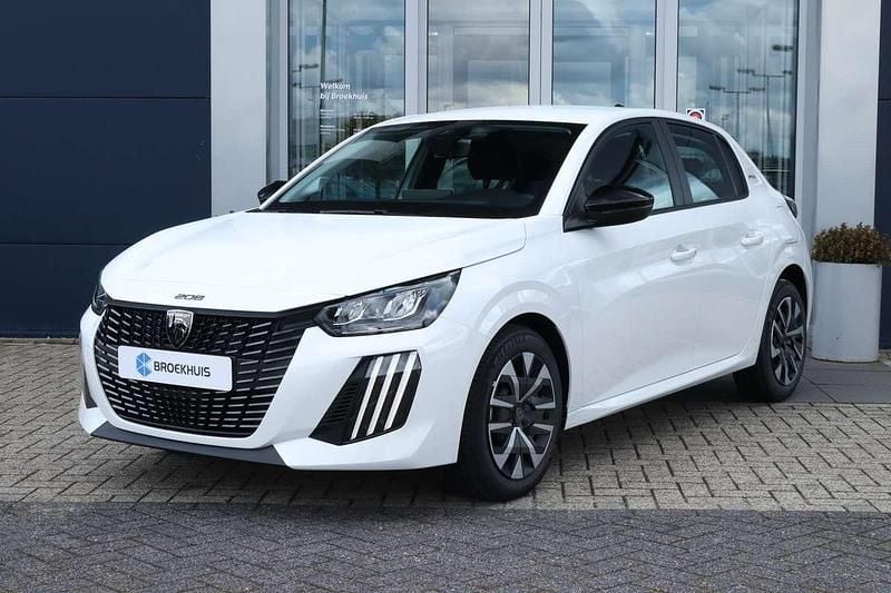Wit Nieuw 2025 Peugeot 208 Style Hatchback | € 22.900 (Goede deal) - Afbeelding 1/4