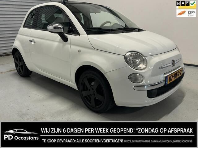 Wit Gebruikt 2008 Fiat 500 Lounge Hatchback | € 3.750 (Eerlijke prijs) - Afbeelding 1/4